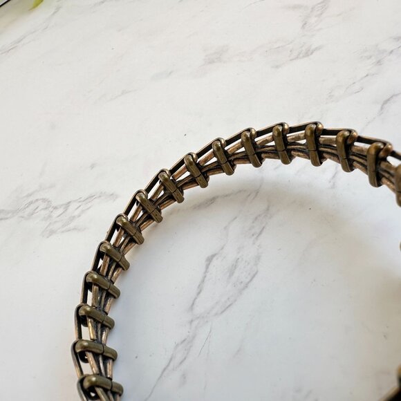 Alex & Ani Gypsy Wrap Bracelet Copper & Brass 1/4" Wide Adjustable Women's Boho - Picture 7 of 9